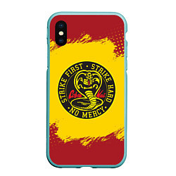 Чехол iPhone XS Max матовый Cobra Kai Big Logo