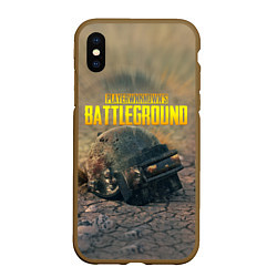 Чехол iPhone XS Max матовый PUBG HEAD 3 lvl