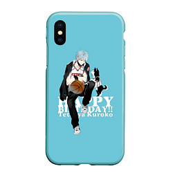 Чехол iPhone XS Max матовый Kuroko Tetsuya, цвет: 3D-мятный