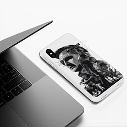 Чехол iPhone XS Max матовый Ходячие мертвецыThe Walking Dead, цвет: 3D-белый — фото 2