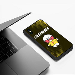 Чехол iPhone XS Max матовый ЛАЛАФАНФАН - ЗОНТИК Яркий, цвет: 3D-черный — фото 2