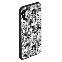 Чехол iPhone XS Max матовый АХЕГАО - AHEGAO, цвет: 3D-черный — фото 2