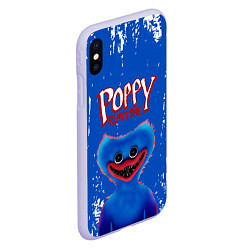 Чехол iPhone XS Max матовый Poppy Playtime поппи плейтайм хагги вагги, цвет: 3D-светло-сиреневый — фото 2