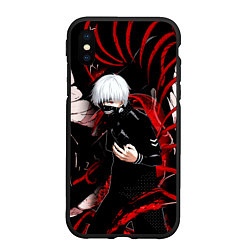 Чехол iPhone XS Max матовый Токийский Гуль Красный Змей Tokyo Ghoul Snake