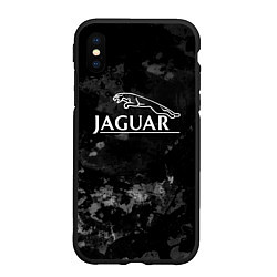 Чехол iPhone XS Max матовый Ягуар , Jaguar, цвет: 3D-черный