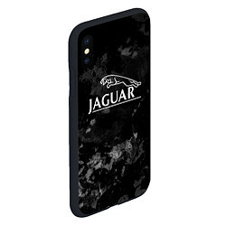 Чехол iPhone XS Max матовый Ягуар , Jaguar, цвет: 3D-черный — фото 2