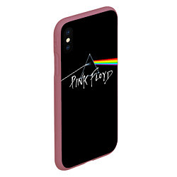 Чехол iPhone XS Max матовый PINK FLOYD - ПИНК ФЛОЙД, цвет: 3D-малиновый — фото 2