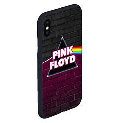 Чехол iPhone XS Max матовый PINK FLOYD ПИНК ФЛОЙД, цвет: 3D-черный — фото 2