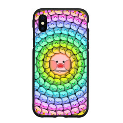 Чехол iPhone XS Max матовый Psychedelic Lalafanfan