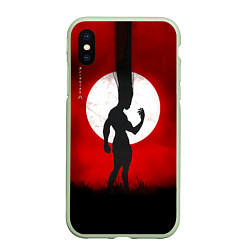 Чехол iPhone XS Max матовый Hunter x Hunter Гон волосы в небо