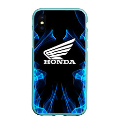 Чехол iPhone XS Max матовый Honda Fire