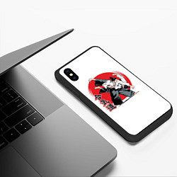 Чехол iPhone XS Max матовый Айкидо Aikido, цвет: 3D-черный — фото 2