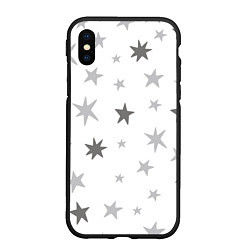 Чехол iPhone XS Max матовый Звездочкиstars