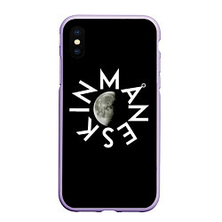 Чехол iPhone XS Max матовый Манескин и луна