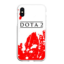 Чехол iPhone XS Max матовый DOTA 2 Краски