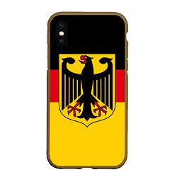 Чехол iPhone XS Max матовый Германия - Germany