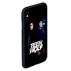 Чехол iPhone XS Max матовый Волчонок Teen Wolf, цвет: 3D-черный — фото 2