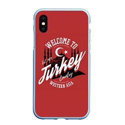 Чехол iPhone XS Max матовый Турция - Turkey