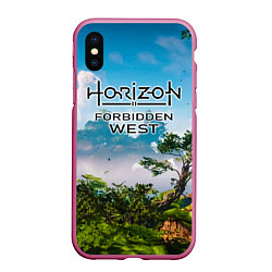 Чехол iPhone XS Max матовый Horizon Forbidden West Хоризон Запретный Запад