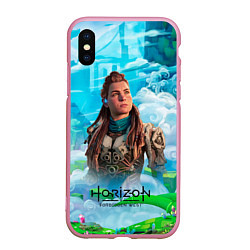 Чехол iPhone XS Max матовый Horizon дикий лес