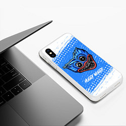 Чехол iPhone XS Max матовый ХАГИ ВАГИ Яркий 4, цвет: 3D-белый — фото 2