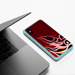 Чехол iPhone XS Max матовый ТОМА GENSHIN IMPACT, цвет: 3D-мятный — фото 2