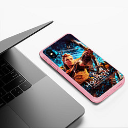 Чехол iPhone XS Max матовый Horizon Forbidden West - Элой арт, цвет: 3D-баблгам — фото 2