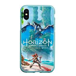 Чехол iPhone XS Max матовый Horizon Запретный Запад Элой