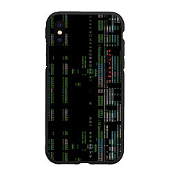 Чехол iPhone XS Max матовый Shutdown