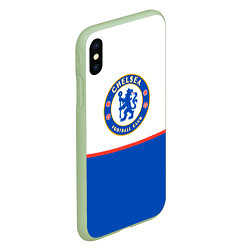 Чехол iPhone XS Max матовый Chelsea челси, цвет: 3D-салатовый — фото 2