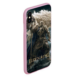 Чехол iPhone XS Max матовый Годфри и лев Elden Ring, цвет: 3D-розовый — фото 2