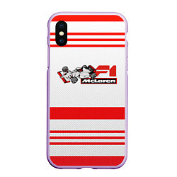 Чехол iPhone XS Max матовый F1 McLaren