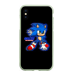 Чехол iPhone XS Max матовый SONIC СУПЕР СОНИК игра