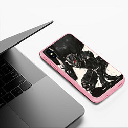 Чехол iPhone XS Max матовый Guts Berserk art, цвет: 3D-баблгам — фото 2