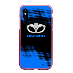 Чехол iPhone XS Max матовый DAEWOO ДЭУ