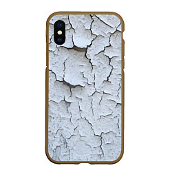 Чехол iPhone XS Max матовый Vanguard plaster 2022, цвет: 3D-коричневый