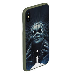 Чехол iPhone XS Max матовый Poster The Northman, цвет: 3D-темно-зеленый — фото 2