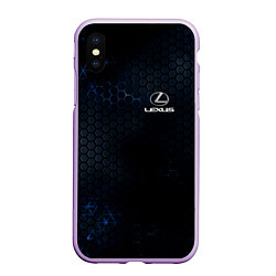 Чехол iPhone XS Max матовый Lexus лексус