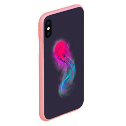 Чехол iPhone XS Max матовый Медуза Градиент Неон, цвет: 3D-баблгам — фото 2