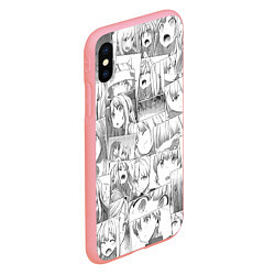 Чехол iPhone XS Max матовый Волчица и пряности pattern, цвет: 3D-баблгам — фото 2