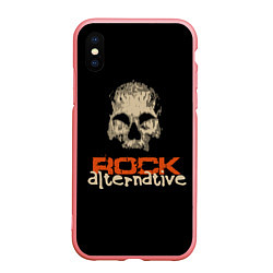 Чехол iPhone XS Max матовый ROCK ALTERNATIVE