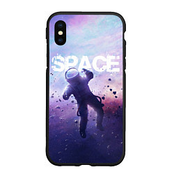 Чехол iPhone XS Max матовый Space walk