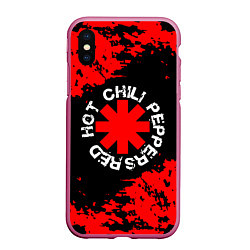 Чехол iPhone XS Max матовый Red hot chili peppers RHCP