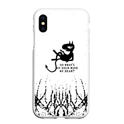 Чехол iPhone XS Max матовый DISENCHANTMENT LUCI, цвет: 3D-белый