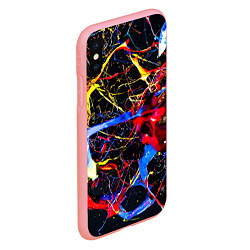 Чехол iPhone XS Max матовый Импрессионизм Vanguard neon pattern, цвет: 3D-баблгам — фото 2