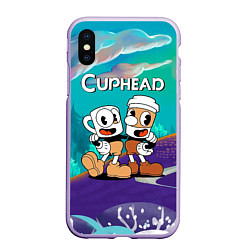 Чехол iPhone XS Max матовый Cuphead чашечка кофе