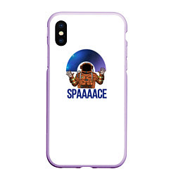 Чехол iPhone XS Max матовый SpaaacE мем про радугу