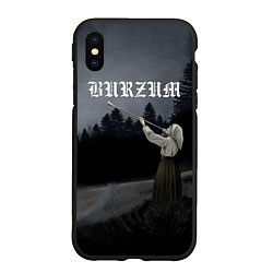 Чехол iPhone XS Max матовый Burzum - Filosofem, цвет: 3D-черный