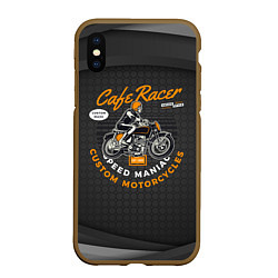 Чехол iPhone XS Max матовый Moto Sport