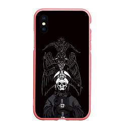 Чехол iPhone XS Max матовый Ghost Papa Emeritus